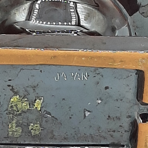 Vintage Indoor Brown Pink Drip Glaze Pedestal Planter Succulents Made in Japan - Picture 7 of 7